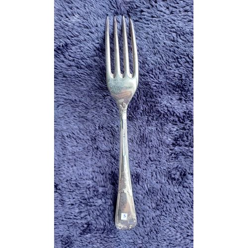 Fourchette Plaquée Argent Fabriquée En Angleterre. Epns A1 Sheffield England. 19.5 Cm. 60 Grammes