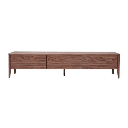 Meuble Tv Vintage Noyer 3 Tiroirs L180 Cm Benja