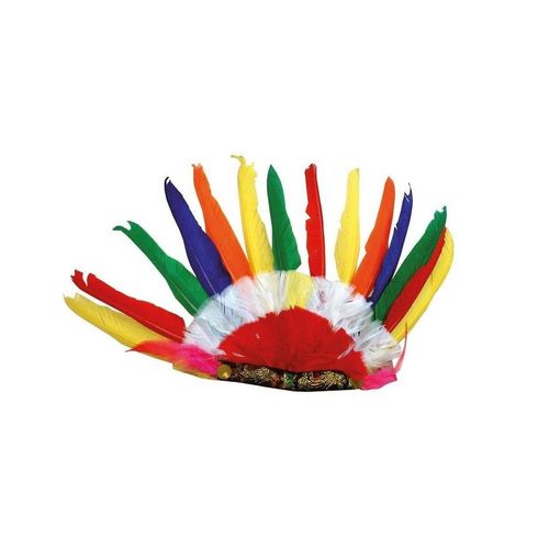 Coiffe D'indien Multicolore 14 Plumes