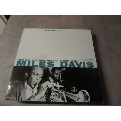 33 Turs Miles Davis Vol 2 Horace Silver Jay Jay Johnson Percy Heath Art Blakey Ref Bstf 81502 Blue Note Reedition 78 France