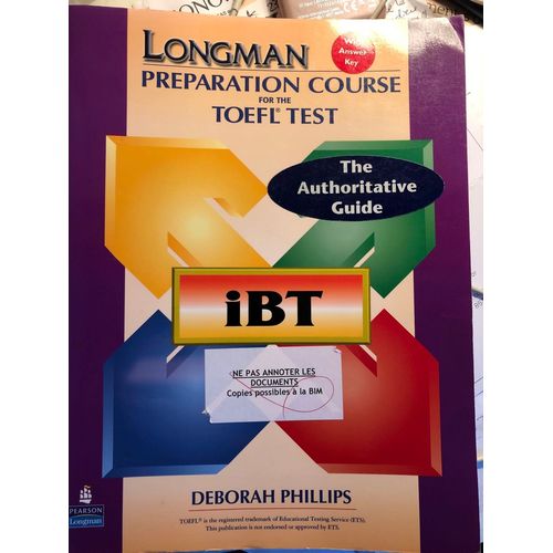 Longman Préparation Course For Toefl