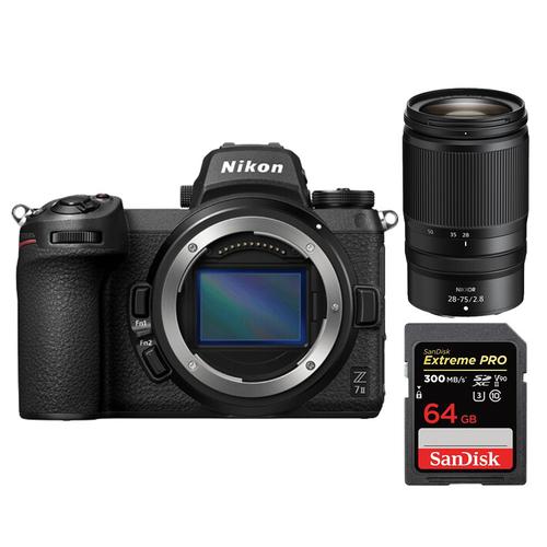 Boîtier Nikon Z7 II + Nikon Z 28-75mm f2.8 NIKKOR + SanDisk 64 Go Extreme Pro SDXC UHS-II 300 Mo/s