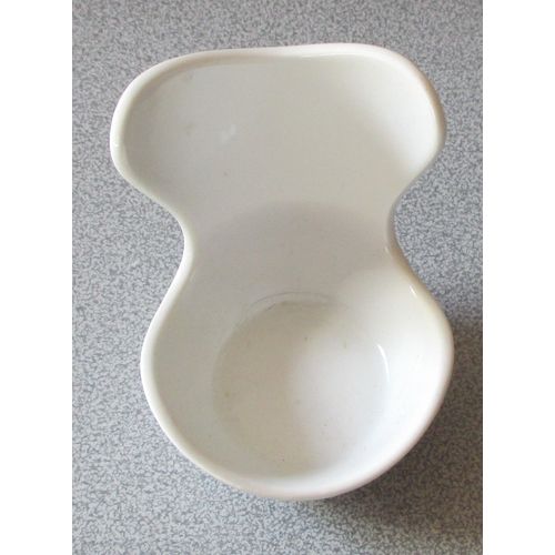 Repose Cuillère Porcelaine Blanche - Marque Casa - Largeur 9cm - Hauteur 12cm