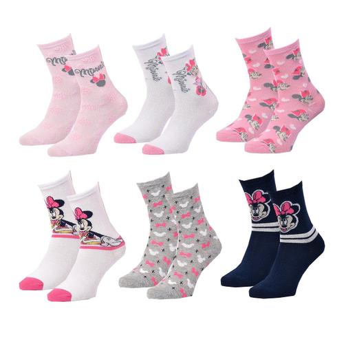 Chaussettes Pack Fille Minnie Pack De 6 Paires 2477