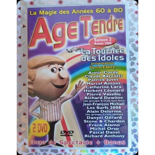 Âge Tendre - La Tournée Des Idoles 2008 - Saison 3  : 2 Dvd 