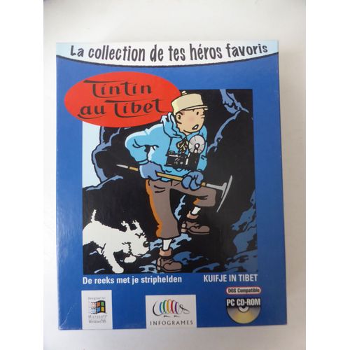 Jeu Video Vintage Tintin Au Tibet Pour Pc