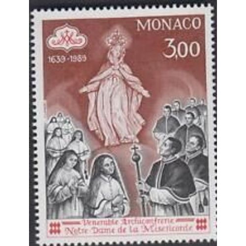 Monaco 1989 Yvert 1677 Neuf** Luxe