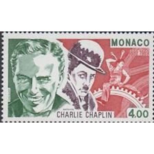 Monaco 1989 Yvert 1680 Neuf** Luxe - Charles Chaplin