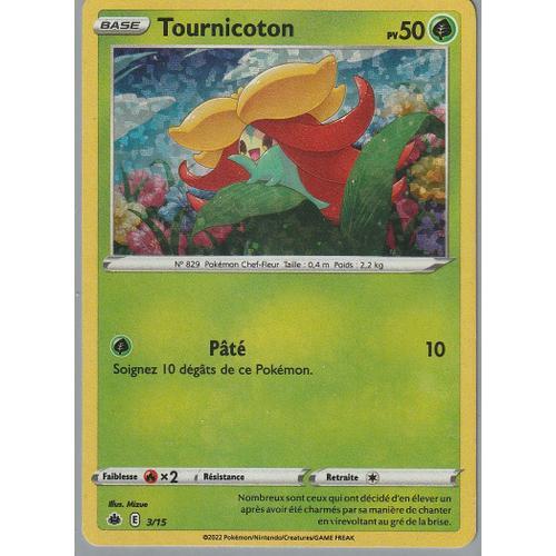 Carte Pokemon - Tournicoton - 3/15 - Holo - Édition Macdonalds 2022 -