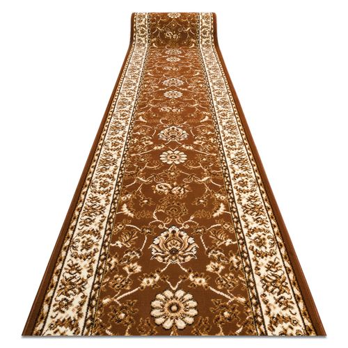 120x900 Cm Tapis De Couloir Bcf Morad Klasyk Classique Marron 120 Cm