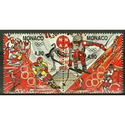 Monaco 1997 - Yvert 2142/2143 Neufs** Luxe - Jeux Olympiques