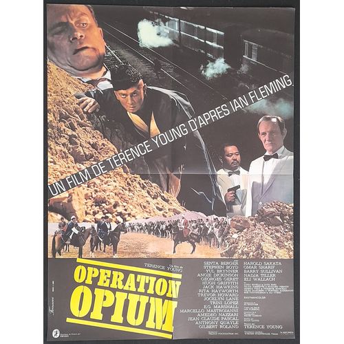 Opération Opium - Film 1966 Réalisé Par Terence Young Avec Senta Berger, Stephen Boyd - Affiche De Cinéma Originale 60x80 Cm - Movie Poster - Ian Fleming Poppies Are Also Flowers - Ferracci