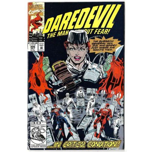 Daredevil # 306 ( V.O. Marvel 1992 ) ** With Spider-Man, Vs. The Surgeon General - Part 2 Of 2 **