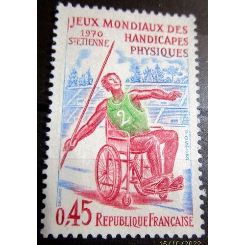 1970. F1649: Jeux Mondiaux Des Handicapés Physiques À St-Etienne.