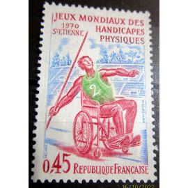 1970. F1649: Jeux Mondiaux Des Handicapés Physiques À St-Etienne.