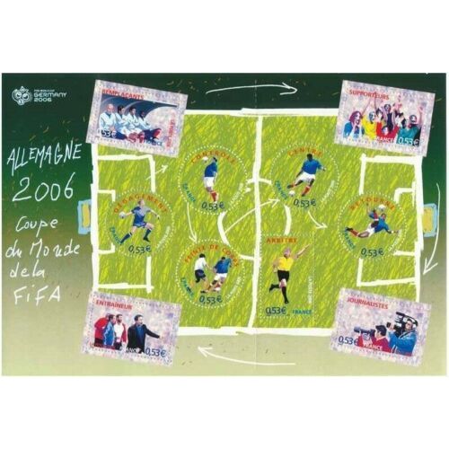 France Bloc Feuillet Coupe Du Monde De La Fifa 2006