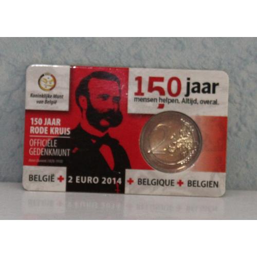 Pièce De 2 Euros Commémorative Bu Belgique 2014