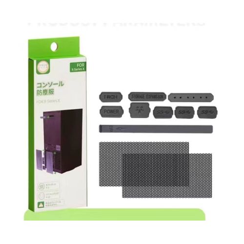 Agitomo Xbox Séries X Console Dust Plug Xsx Console Dust Screen Dust Plug Set Accessoires