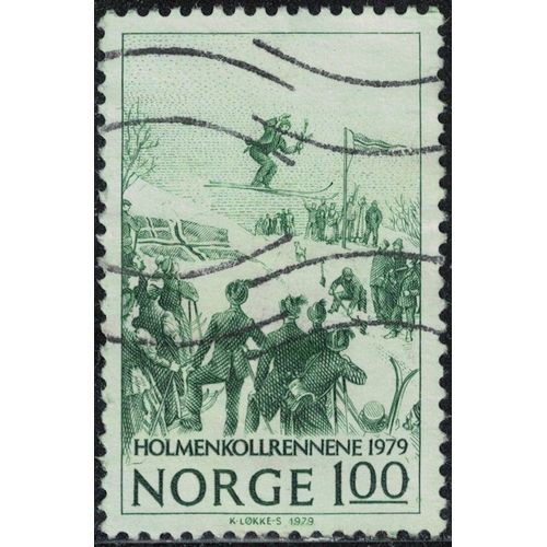 Norvège 1979 Oblitéré Used Domaine De Ski De Holmenkollen À Oslo Y&t No 746 Su