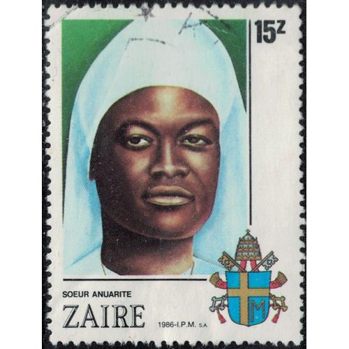 Zaïre 1986 Oblitéré Used Religion Soeur Clémentine Anuarite Y&t Cd 1236 Su