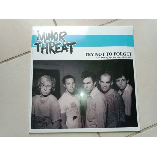 Minor Threat Try Not To Forget Lp Live 83