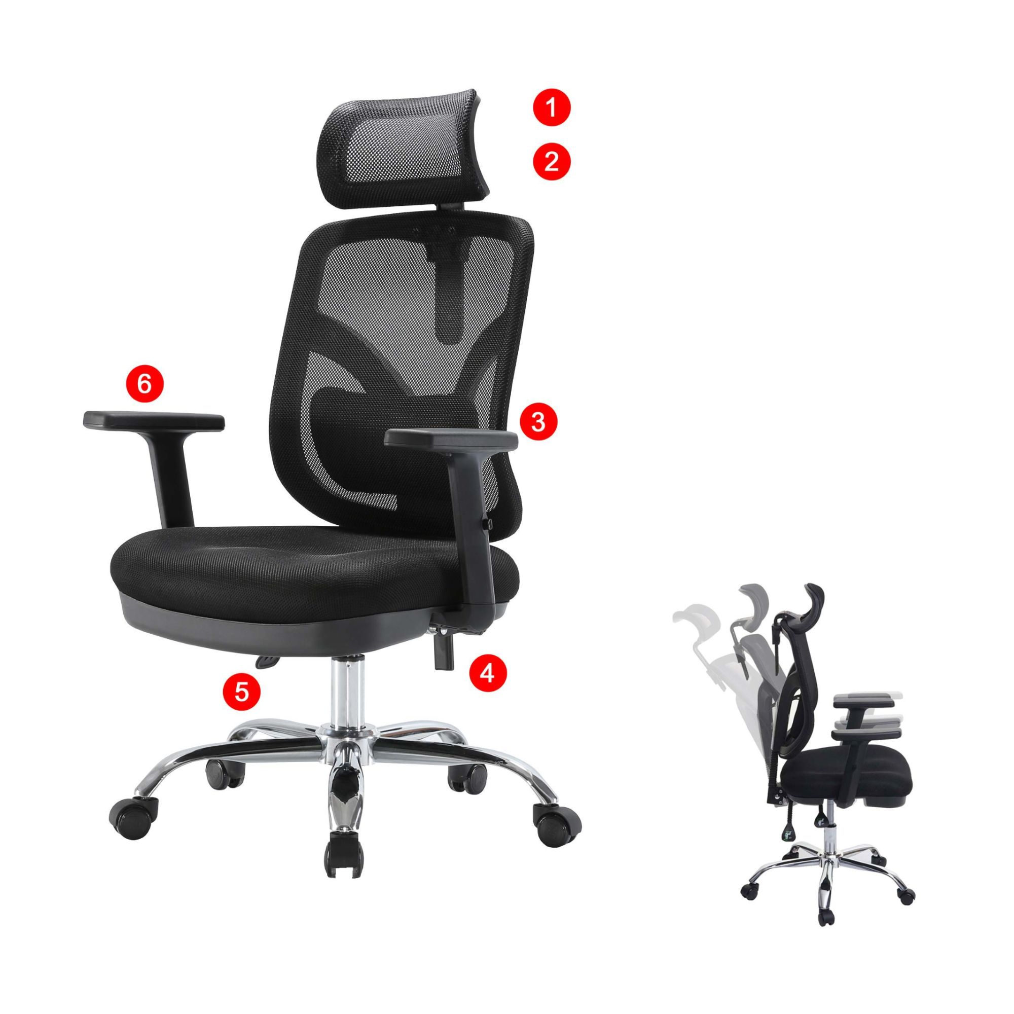 Sihoo Chaise De Bureau Chaise De Bureau, Ergonomique, Soutien Lomba...