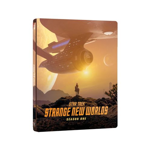 Star Trek Strange New Worlds: Season One [Blu-Ray] Steelbook, Subtitled, Widescreen, Ac-3/Dolby Digital, Dolby, Digital Theater System, Dubbed, Slipsleeve Packaging