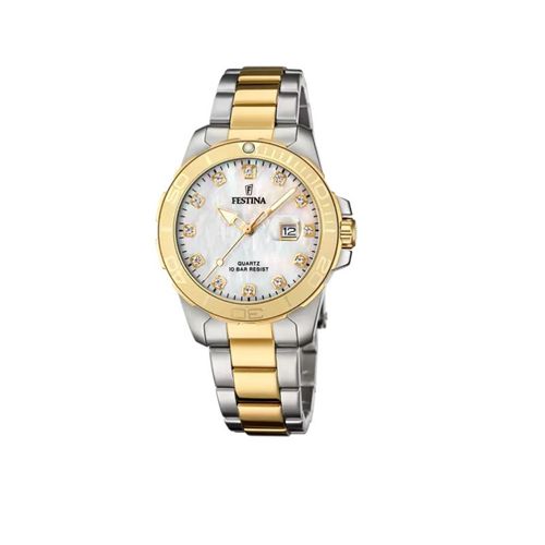 Festina Boyfriend Collection Montre Femme Acier Bicolore F20504/2