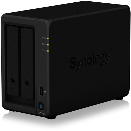 Synology Disk Station DS720+ - Serveur NAS - 2 Baies - RAID 0, 1, JBOD - RAM 2 Go - Gigabit Ethernet - iSCSI support