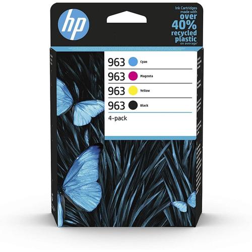 HP 963 - Pack 4 Cartouches d'encre - noir, cyan, magenta, jaune