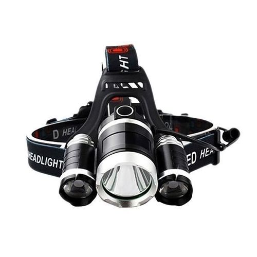 Lampe Frontale À Lumière Led Rechargeable Waterproof * Aille : Ajustable * Matière : En Alliage D'aluminium + Abs * Énergie :