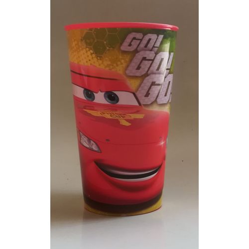 Verre Gobelet Timbale Enfant - Décor Cars - Rouge