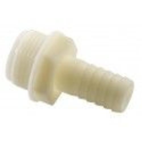 Raccord cannel? male polyamide alimentaire 26 x 34 mm ? 20 mm CAP VERT