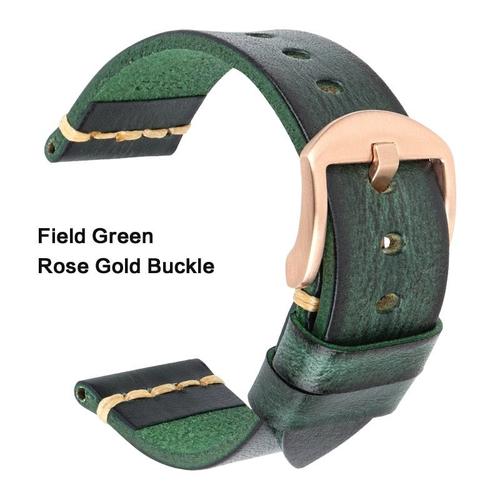 Alligator Grain Watchbands for OMEGA Watch Band Brown Crocodile Bracelet  Strap Replacement 19mm 20mm 21mm