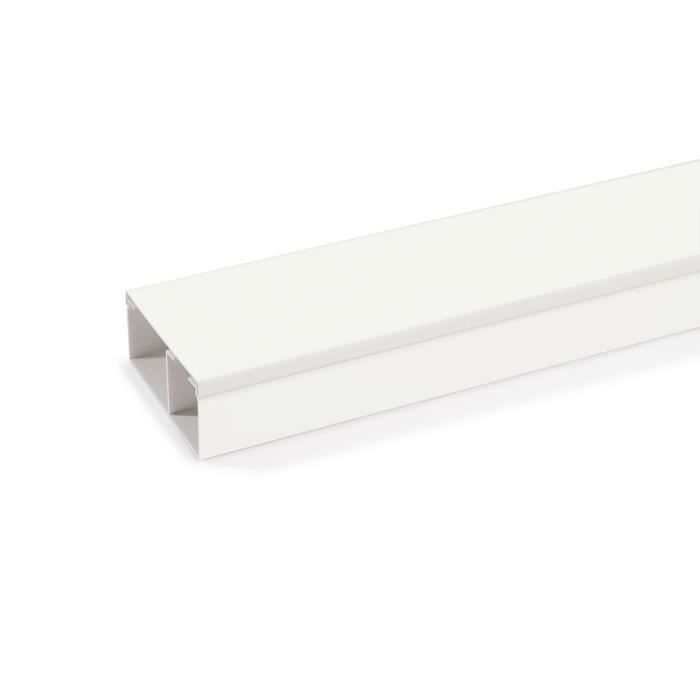 Goulotte électrique 190x60 avec cloison blanche 2m Elektroplast Stró¿a 011.22