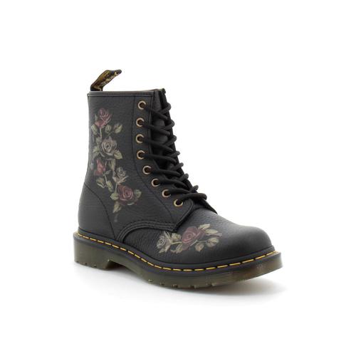 Dr Martens Boots 1460 En Cuir Smooth Lacets Noir