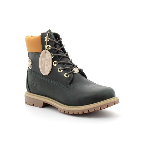 Timberland Boot Imperméable Lacets Pour En Vert Foncé Kaki