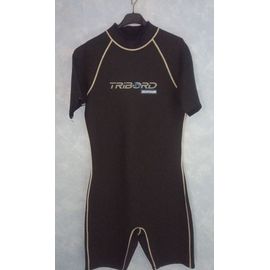 Combinaison Surf Shorty 900 Néoprène Homme Noire Manches Courtes
