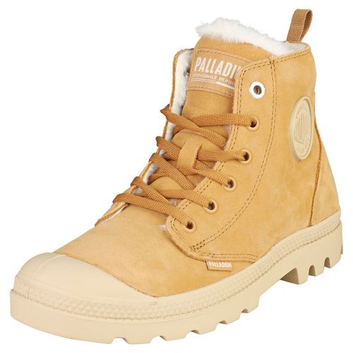 Palladium Pampa Hi Zip Femme Bottes Mode Marron - 39 1/2
