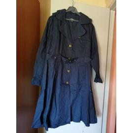 bleu bonheur manteau femme