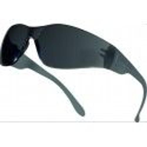 Lunette protection monobloc fum?e polycarbonate l?g?re anti rayures DELTA PLUS