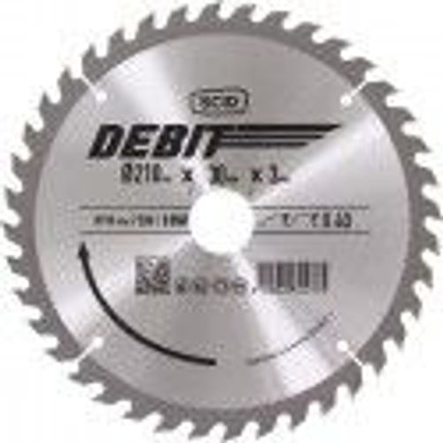 Lame scie circulaire au carbure ° 210 mm x 3mm 40 dents alésage 30mm SCID