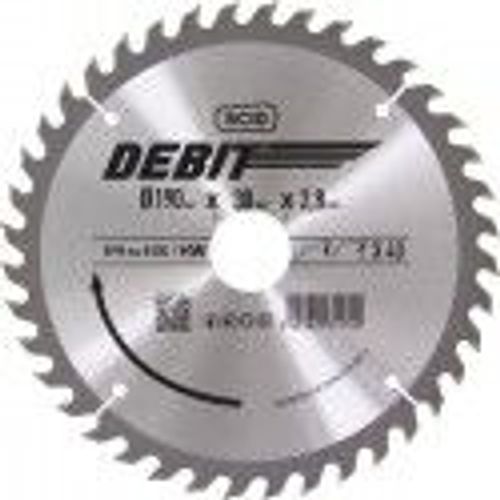 Lame scie circulaire au carbure ° 190 mm x 2.8mm 40 dents alésage 30mm SCID