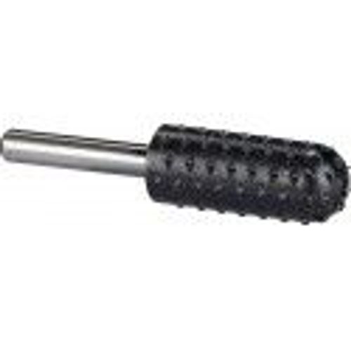 Râpe rotative cylindrique arrondie acier carbone pour bois hauteur coupe 35mm ° 14 mm SCID