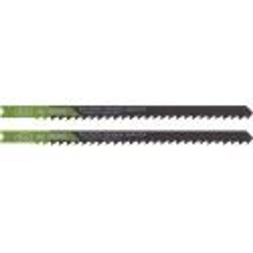 Lot 2 lame scie sauteuse bois 6 TPI 132mm accroche en U coupe droite SCID
