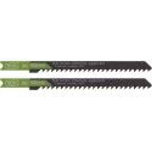 Lot 2 lame scie sauteuse bois 8 TPI 100mm accroche en U coupe droite SCID