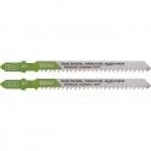 Lot 2 lame scie sauteuse bois 8 tpi 100 mm accroche en T coupe rapide SCID