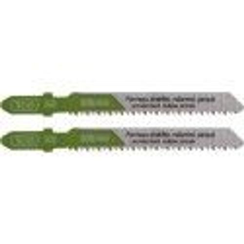 Lot 2 lame scie sauteuse bois 8 tpi 80 mm accroche en T coupe droite SCID