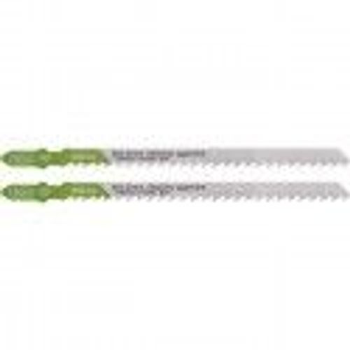 Lot 2 lame scie sauteuse bois 6 tpi 132 mm accroche en T coupe droite SCID