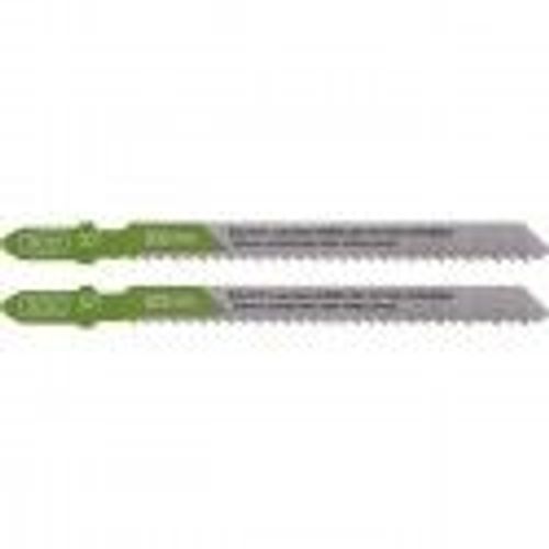 Lot 2 lame scie sauteuse bois 10 tpi 100 mm accroche en T coupe droite SCID